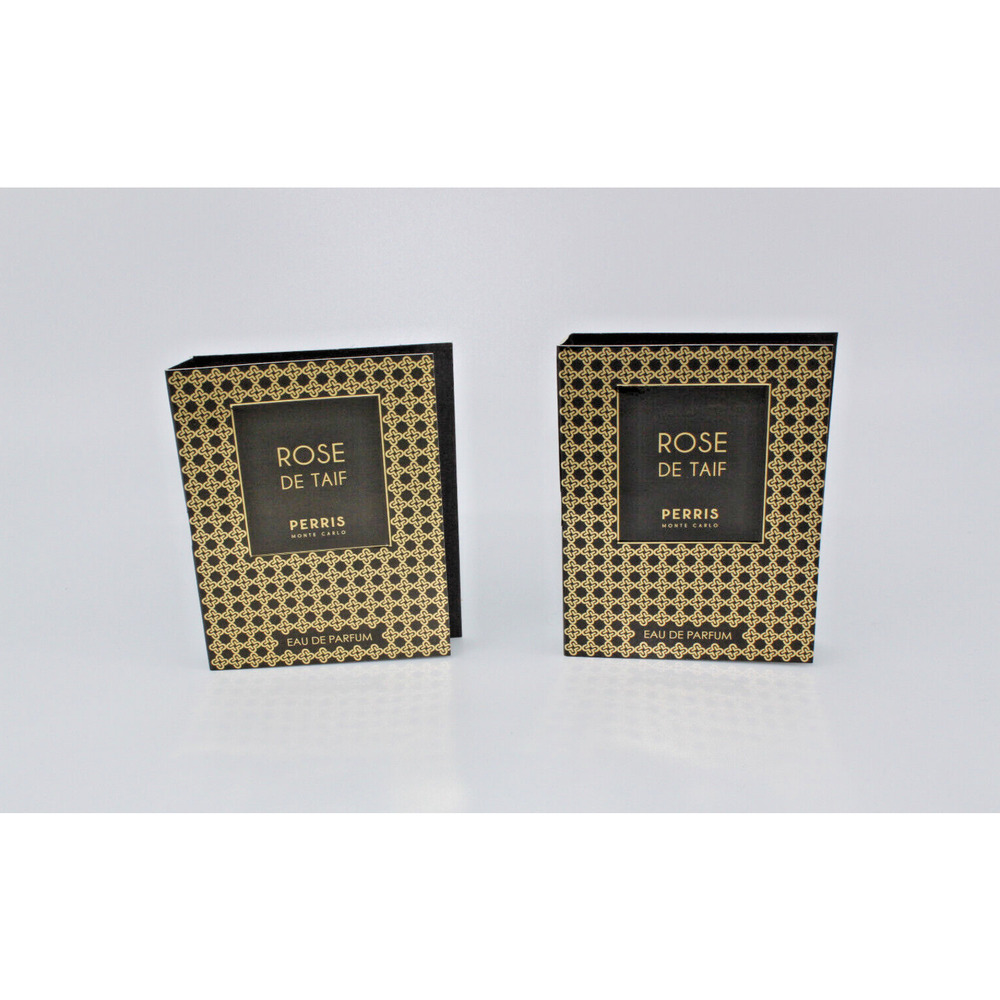 Set of 2 NEW PERRIS Monte Carlo Rose De Taif Eau de Parfum Deluxe Sample 2 ml